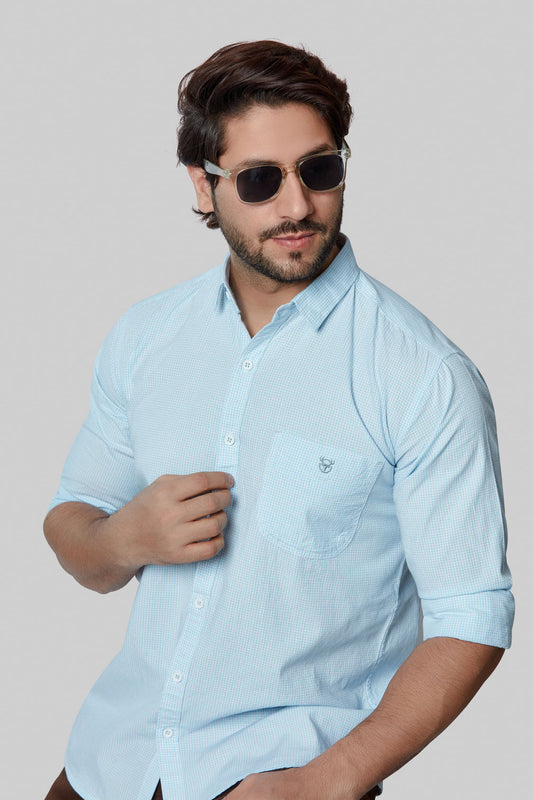 Men’s Cotton Check Shirt