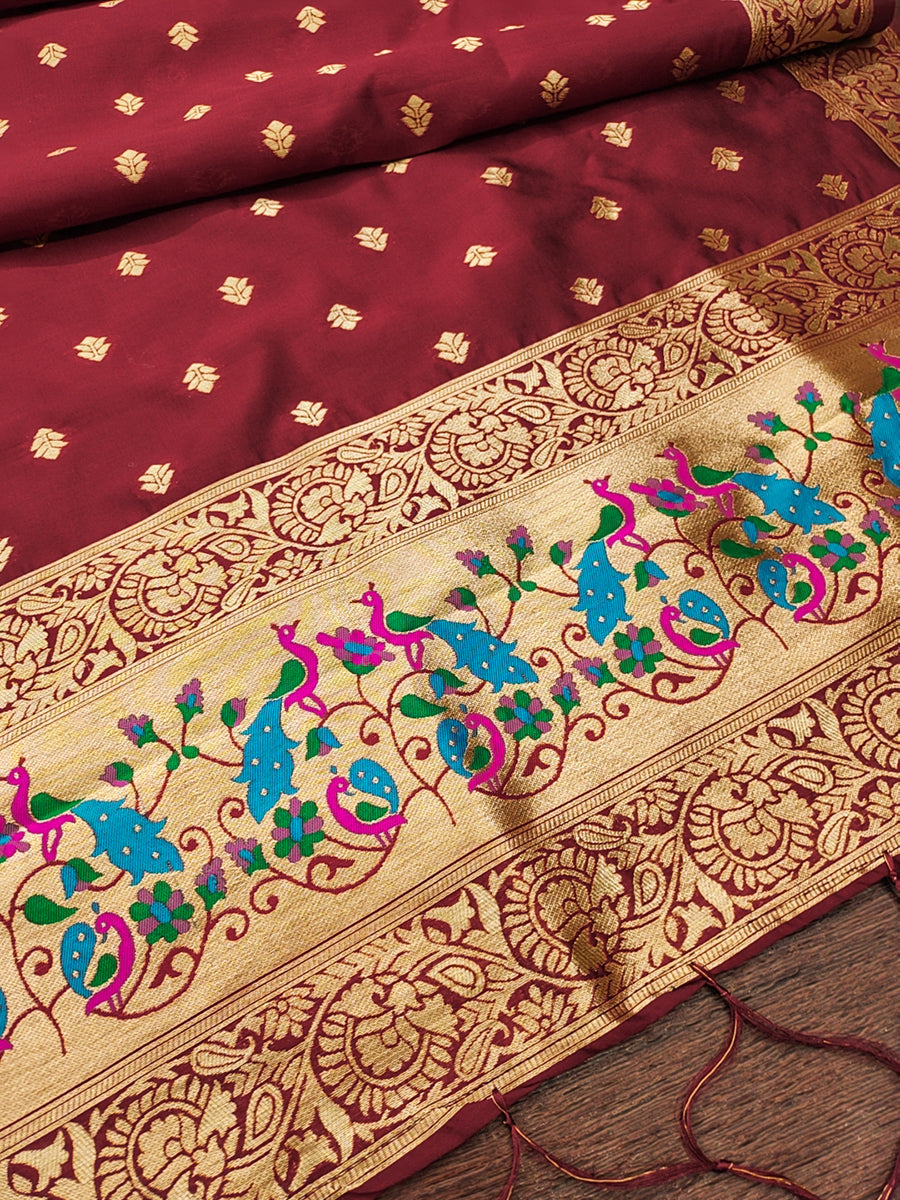 Silk Banarasi Patola woven Unstitched Salwar Suit Dress Material With Dupatta