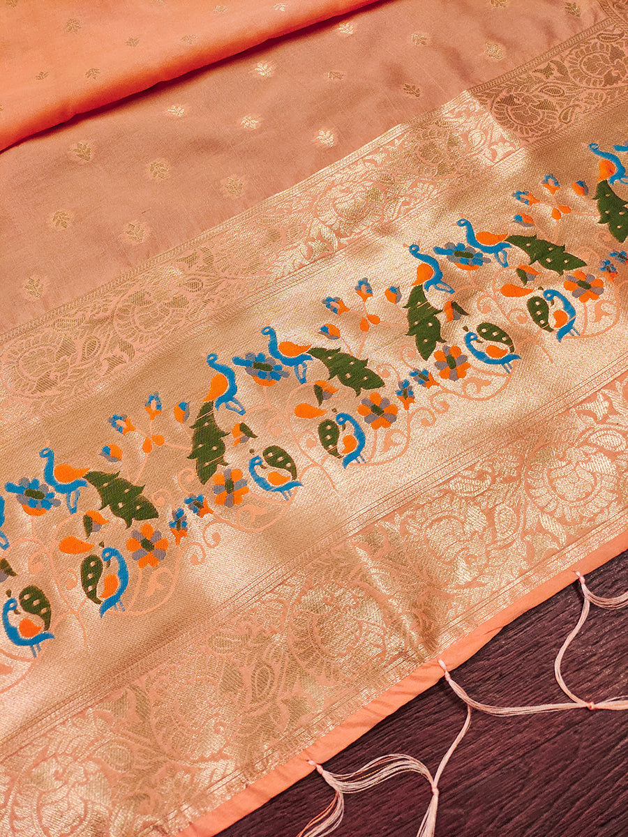 Silk Banarasi Patola woven Unstitched Salwar Suit Dress Material With Dupatta